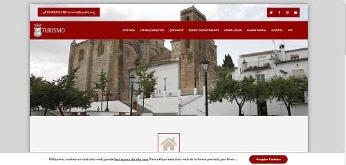 web turismo en cazalla de la sierra